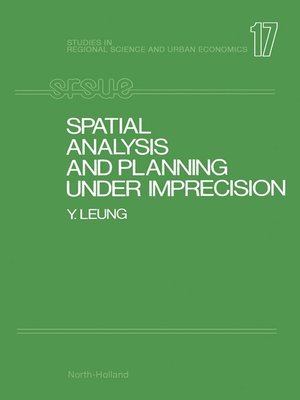 cover image of Spatial Analysis and Planning under Imprecision